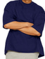 abordables Camisetas casuales de hombre-Hombre Camiseta Camisa de gran tamaño Plano Cuello redondo Exterior Diario Mangas cortas Ropa Moda Ropa de calle Fresco Casual