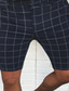 cheap Chino Shorts-Men&#039;s Shorts Chino Shorts Bermuda shorts Work Shorts Pocket Lattice Comfort Outdoor Daily Going out Fashion Streetwear Black White