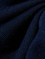 abordables polo clásico-Hombre POLO Camiseta de golf A Rayas Cuello Vuelto Verde Trébol Negro Azul Piscina Rosa Verde Oscuro Exterior Calle Manga Corta Abotonar Ropa Algodón Fresco Casual Cómodo