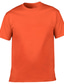 billige Casual T-shirts til mænd-Herre Fugttransporterende skjorter Neon skjorte Vanlig Rund Hals udendørs Sport Kort Ærme Tøj Mode Gade Afslappet Hverdag