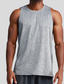 ieftine Tricouri de Sală-Bărbați Cămăși care absorb umezeala Tee Top Cămașă musculară Simplu Crewneck Sporturi &amp; Exterior Îmbrăcăminte Atletică Fără manșon Îmbrăcăminte Modă Șic Stradă A face exerciții fizice