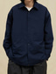 billiga fritidsskjortor för män-Herr Skjorta Solid färg Nedvikt Kaki Marinblå Gata Sport Långärmad Kläder Bomull Mode Ledigt Bekväm Stor och hög