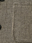ieftine Gilete-Bărbați Vestă costum Gilet Respirabil Απαλό Comfortabil Nuntă În aer liber Zilnic Cu Un Nasture Rever Afacere Casual Smart casual Sacou Îmbrăcăminte exterioară Simplu Buzunar Negru Kaki Negru-Alb