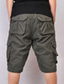 cheap Cargo Shorts-Men&#039;s Cargo Shorts Shorts Hiking Shorts Baggy Multi Pocket 8 Pocket Plain Comfort Knee Length Outdoor Casual Daily Streetwear Chic &amp; Modern Black Army Green