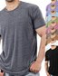billige Casual T-shirts til mænd-Herre T-shirt Cool skjorte Vanlig Grafiske tryk Rund hals udendørs Gade Kortærmet Tøj Sport Designer Årgang Afslappet