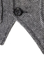 Χαμηλού Κόστους Gilets-Ανδρικά Γιλέκο κοστούμι Gilet Αναπνέει Moale Άνετο Γάμου ΕΞΩΤΕΡΙΚΟΥ ΧΩΡΟΥ Καθημερινά Μονόπετο Πέτο Δουλειά Καθημερινό Smart Casual Σακάκι Εξωτερικά ενδύματα Σκέτο Τσέπη Μαύρο Χακί Μαύρο-Άσπρο