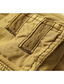 abordables Shorts Cargo-Homme Short Cargo Short Shorts de Randonnée Cordon de jambe 6 poches Plein Confort Extérieur du quotidien Sortie Mélange de Coton Mode Vêtement de rue Vert Véronèse Rouge