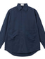 tanie męskie koszule casual-Męskie Koszula Solidne kolory Wieczorne Khaki Granatowy Ulica Sport Długi rękaw Odzież Bawełna Moda Codzienny Wygodny Duży i wysoki