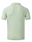 tanie klasyczna koszulka polo-Męskie Koszulka polo Koszula golfowa Na zewnątrz Praca Kołnierz polo Krótki rękaw Moda Moda miejska Jednokolorowe Równina Przycisk z przodu Lato Wiosna Regularny Wino Czarny Biały Jasnozielony