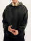 abordables Sweat-shirt à capuche basique-Homme Sweat à capuche Vert Noir Kaki Bleu roi Gris foncé Capuche Tie Dye Poche Imprimer Sport &amp; Loisir du quotidien Des sports Coton Actif Vêtement de rue Frais Hiver Automne Vêtement Tenue Pulls
