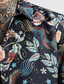 tanie Koszule hawajskie-Męskie Koszula Graficzny Zwierzę Motyl Gradient W serek czarny / biały Niebiesko-zielony Granatowy Nadruk Na zewnątrz Codzienny Długi rękaw Druk 3D Odzież Moda Designerskie Codzienny Wygodny