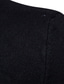 abordables pull-over pour hommes-Homme Pull A côtes Tricoter Tricoté Plein Col Roulé à la mode Garder au chaud Vacances Sortie Vêtement Tenue Hiver Automne Noir Blanche M L XL