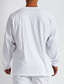 preiswerte Lässige T-Shirts für Herren-Herren Übergroßes Hemd Glatt Rundhalsausschnitt Outdoor Sport Langarm Bekleidung Modisch Strassenmode Cool Casual