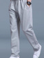 cheap Sweatpants-Men&#039;s Sweatpants Casual Pants Drawstring Elastic Waist Straight Leg Plain Outdoor Going out Fashion Streetwear Black Royal Blue Micro-elastic