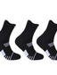 cheap Men&#039;s Socks-Men&#039;s 3 Pairs Socks Running Socks Black+Black+White White+White+Black Color Color Block Outdoor Athleisure Going out Print Medium Spring &amp;  Fall Fashion Streetwear