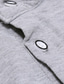 baratos polo clássico-Homens Camiseta Polo Camisa de golfe Colarinho Clerical Primavera Verão Manga Curta Preto Branco Vermelho Tecido Ao ar livre Casual Roupa