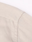 Χαμηλού Κόστους Επίσημα πουκάμισα-Ανδρικά Επίσημο Πουκάμισο Πουκάμισο με γιακά λινό πουκάμισο Σκέτο Απορρίπτω Σομόν Λευκό Ανθισμένο Ροζ Ανοιχτό Γκρι Γκρίζο Δουλειά Εξόδου Μακρυμάνικο Κουμπί-Κάτω Ρούχα Λινό Δουλειά Άνετο Κύριος