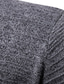 Недорогие кардиган мужской свитер-Муж. Вязаная ткань Кардиган Рельефный узор Вязать Трикотаж Кнопка вниз Полотняное плетение Глубокий V-образный вырез Наколенники Современный современный На каждый день На выход Одежда Зима