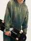 abordables Sweat-shirt à capuche basique-Homme Sweat à capuche Vert Noir Kaki Bleu roi Gris foncé Capuche Tie Dye Poche Imprimer Sport &amp; Loisir du quotidien Des sports Coton Actif Vêtement de rue Frais Hiver Automne Vêtement Tenue Pulls