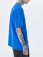 ieftine Tricouri casual pentru bărbați-Bărbați Tricou Cămașă supradimensionată Simplu Mată Rotund În aer liber Stradă Manșon scurt Îmbrăcăminte Bumbac Casual Supradimensionat Comfortabil