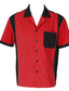 baratos camisas masculinas casuais-Homens camisa de botão Camisa casual Camisa de boliche Camisa de acampamento Camisa cubana Bloco de cor Aberto para a Lateral Branco Azul Vermelho Azul Profundo Cinzento Escuro Rua Roupa Diária Manga
