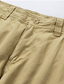 cheap Cargo Shorts-Men&#039;s Cargo Shorts Shorts Multi Pocket Plain Comfort Wearable Knee Length Casual Daily Streetwear 100% Cotton Stylish Classic Style Black Blue
