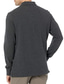 billiga Klassisk pikétröja för män-Herr POLO Shirt Pikétröja i bomull Utomhus Ledigt Polokrage Långärmad Ledigt Bekväm Ensfärgat Slät Knapp Fram Button-Down Vår Höst Normal Svart Vit Gul Rodnande Rosa Marinblå Blå POLO Shirt