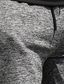 voordelige Casual korte broek-Voor heren Atletische korte broek Actieve korte broek Casual korte broek Zak Trekkoord Elastische taille Effen Comfort Ademend Korte Dagelijks Recreatiesport Feestdagen Sport Streetwear Zwart Grijs