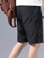 voordelige Casual korte broek-Voor heren Strandshorts Casual korte broek Trekkoord Elastische taille Effen Sneldrogend Buiten Uitgaan Modieus Streetwear Zwart Groen Micro-elastisch