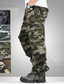 Χαμηλού Κόστους Στρατιωτικά παντελόνια-Ανδρικά Παντελόνια με τσέπες Παντελόνια Ριγλάκι κνήμης 8 Τσέπη Στάμπα Καμουφλάζ Άνεση ΕΞΩΤΕΡΙΚΟΥ ΧΩΡΟΥ Καθημερινά Εξόδου 100% Βαμβάκι Μοντέρνα Κομψό στυλ street Μαύρο Πράσινο Χακί