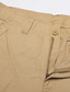 Χαμηλού Κόστους Στρατιωτικά παντελόνια-Ανδρικά Παντελόνια με τσέπες Παντελόνια Πολλαπλή τσέπη Ισιο πόδι Σκέτο Άνεση Φοριέται Causal Καθημερινά Εξόδου 100% Βαμβάκι Αθλήματα Στυλάτο Γκρίζο Πράσινο Πράσινο του Γρασιδιού
