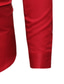 tanie męskie smokingowe koszule-Męskie Koszule smokingowe Równina Kołnierz stawiany Czarny Biały Czerwony Impreza Święto Długi rękaw Pofałdowany Przycisk w dół Odzież Bawełna Moda Codzienny Oddychający Wygodny