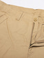 tanie Bojówki-Męskie Spodnie cargo Spodnie Sznurek do ściągania nóg 6 kieszeni Równina Komfort Na zewnątrz Codzienny Wyjściowe 100% bawełna Moda Moda miejska Zielony trawiasty Czarny