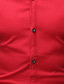baratos camisas de smoking masculinas-Homens Camisas de smoking Tecido Colarinho Chinês Preto Branco Vermelho Festa Feriado Manga Longa Pregueado Botão para baixo Roupa Algodão Moda Casual Respirável Confortável