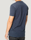 Χαμηλού Κόστους Ανδρικά μπλουζάκια casual-Ανδρικά Μπλουζάκι Κοντομάνικα Σκέτο Λαιμόκοψη V Δρόμος Καθημερινά Κοντομάνικο Ρούχα Βασικό Καθημερινό Clean Fit