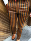 tanie Chinosy-Męskie Spodnie Typu Chino Joggery Kieszeń Prosta noga Nadruk Naszywka Komfort Na zewnątrz Codzienny Wyjściowe Moda Moda miejska Czarny Granatowy