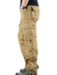 Χαμηλού Κόστους Στρατιωτικά παντελόνια-Ανδρικά Παντελόνια με τσέπες Παντελόνια 8 Τσέπη Σκέτο Άνεση ΕΞΩΤΕΡΙΚΟΥ ΧΩΡΟΥ Καθημερινά Εξόδου Μείγμα Βαμβακιού Μοντέρνα Κομψό στυλ street Μαύρο Κίτρινο