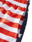 billige Hverdagsshorts-Herre Surfeshorts Badeshorts Snorer Elastisk midje 3D-utskrift Grafisk Nasjonalflagg Pustende Hurtigtørkende Kort Avslappet Daglig Ferie Bohem Hawaiisk 1 2 Mikroelastisk