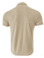 ieftine Tricouri casual pentru bărbați-Bărbați Tricou Cămașă cu gât Simplu Gât Înalt Vacanță Ieșire Manșon scurt Îmbrăcăminte Stilat Contemporan modern Confortabili