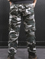 Χαμηλού Κόστους Στρατιωτικά παντελόνια-Ανδρικά Παντελόνια με τσέπες Παντελόνια Πολλαπλή τσέπη Ισιο πόδι Καμουφλάζ Άνεση Φοριέται Causal Καθημερινά Εξόδου 100% Βαμβάκι Αθλήματα Στυλάτο Μαύρο Θαλασσί
