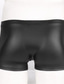 cheap Casual Shorts-Men&#039;s Casual Shorts Faux Leather Shorts Solid Colored Comfort Soft Home Casual Clubwear Sexy Black