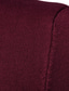 abordables suéter de los hombres-Hombre Suéter de punto Estriado Tejer De Punto Plano Cuello Alto Elegante Mantiene abrigado Vacaciones Noche Ropa Invierno Otoño Negro Blanco M L XL