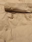 ieftine Pantaloni Cargo-Bărbați Pantaloni Cargo Pantaloni Legătura trasată 6 Buzunar Simplu Confort În aer liber Zilnic Ieșire 100% Bumbac Modă Șic Stradă Verde Crud Negru