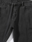 お買い得  カジュアルパンツ-男性用 ジーンズ スリム ズボン デニムパンツ ポケット ソリッド 履き心地よい 耐久性 アウトドア 日常 ファッション ストリートファッション ブラック ブルー 伸縮性あり