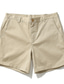 billiga Shorts för män-Herr Shorts Chino Shorts Bermudashorts Arbetsshorts Ficka Slät Komfort Andningsfunktion Kort Dagligen Stylish Ledigt Svart Vit Microelastisk