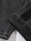 رخيصةأون السراويل-رجالي جينزات نحيف بنطلونات سراويل جينز جيب لون سادة راحة يمكن ارتداؤها الأماكن المفتوحة مناسب للبس اليومي موضة أناقة الشارع أسود أزرق قابل للبسط