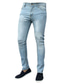 preiswerte Freizeithosen-Herren Jeans Eng Hose Hosen Tasche Einfarbig Komfort tragbar Outdoor Täglich Modisch Strassenmode Schwarz Dunkelblau elastisch