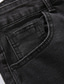 billige afslappede bukser-Herre Jeans Skinny Bukser Denim bukser Lomme Ensfarvet Komfort Påførelig udendørs Daglig Mode Gade Sort Blå Elastisk