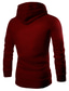 billige Basishættetrøjer og sweatshirts-mænds unisex halv lynlås ensfarvet årsagssammenhæng hverdag hættetrøjer sweatshirts marineblå sort / stativkrave / langærmet