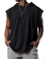 cheap Gym Tank Tops-Men&#039;s Tank Top Undershirt Plain Hooded Daily Sports Sleeveless Clothing Apparel Stylish Casual Daily Modern Contemporary